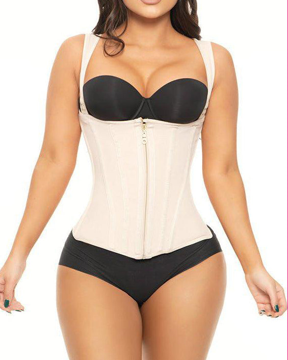 Ultra Waist Girdle With 15 Wheels With Brooches And Closure, Creates Hourglass Silhouette