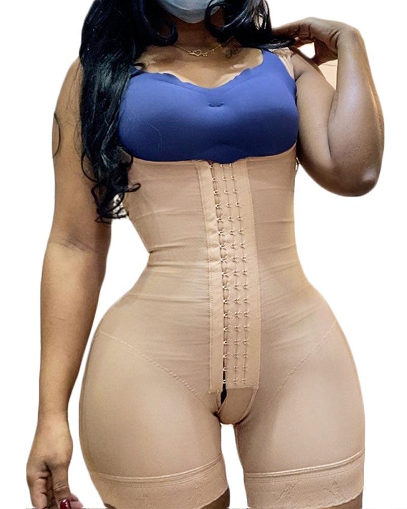 Sculpting & Snatched Full Body Shape Wear Open Bust Tummy Control - Wishe