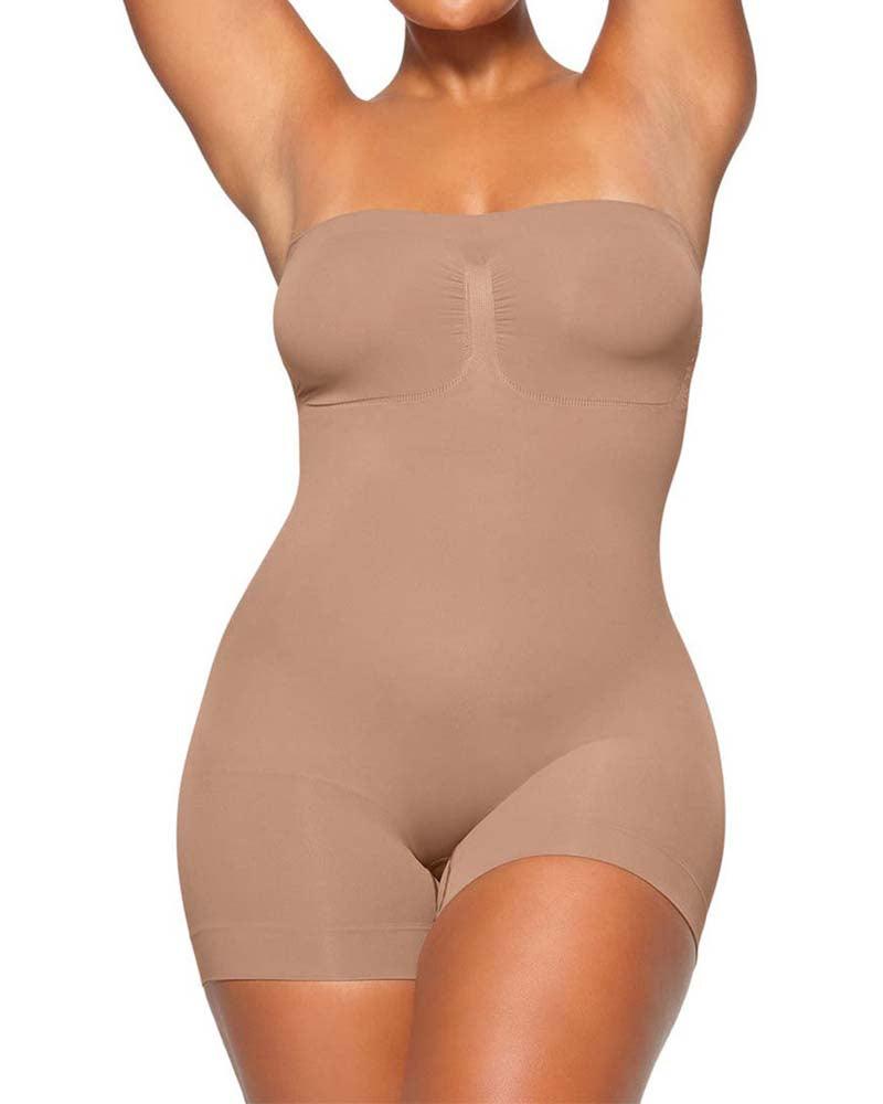 Slimming Bodypiece With Removable Shoulder Strap - Wishe