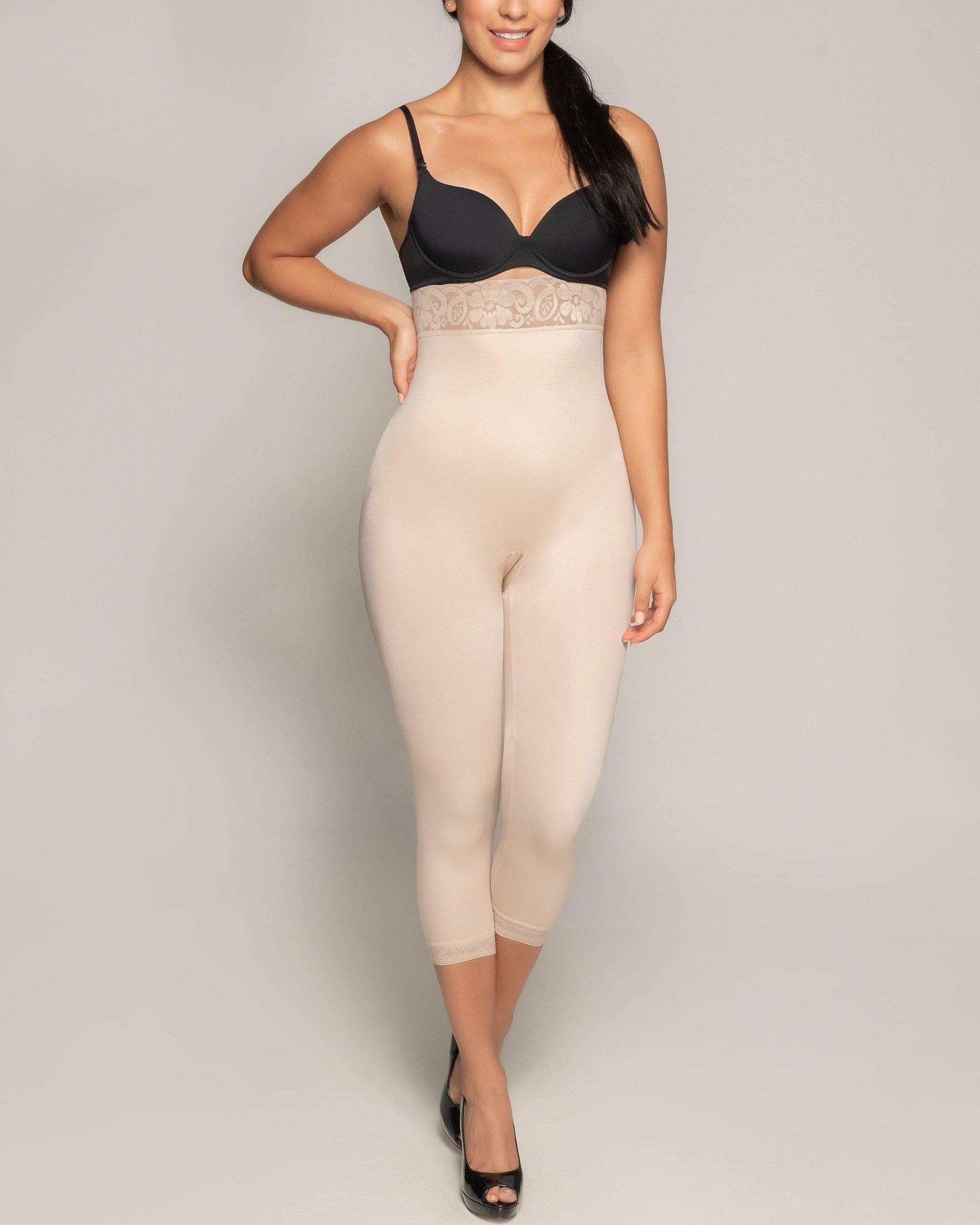 High Waist Long Leg Tummy Control Girdle - Wishe