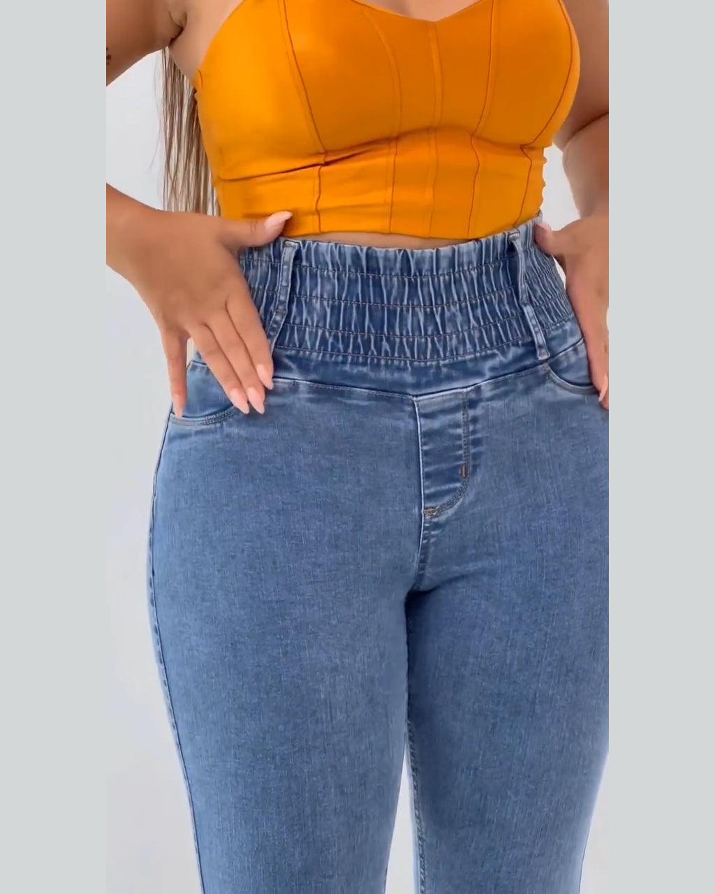 Stretchy Sliming Jeans - Wishe