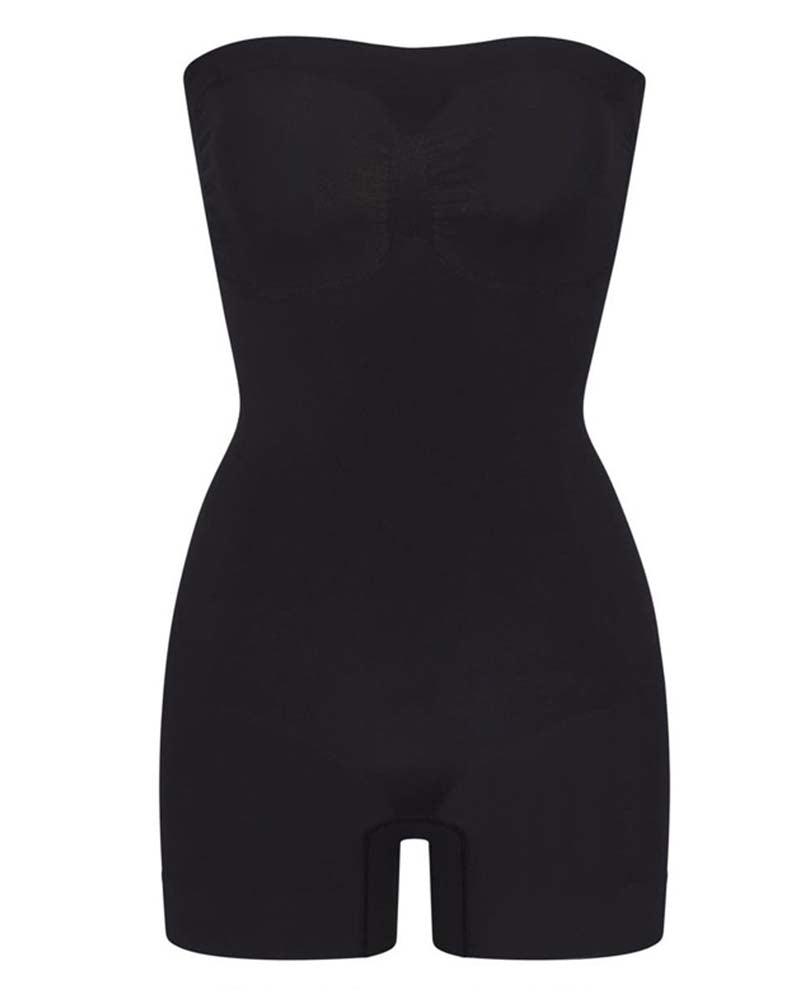 Slimming Bodypiece With Removable Shoulder Strap - Wishe