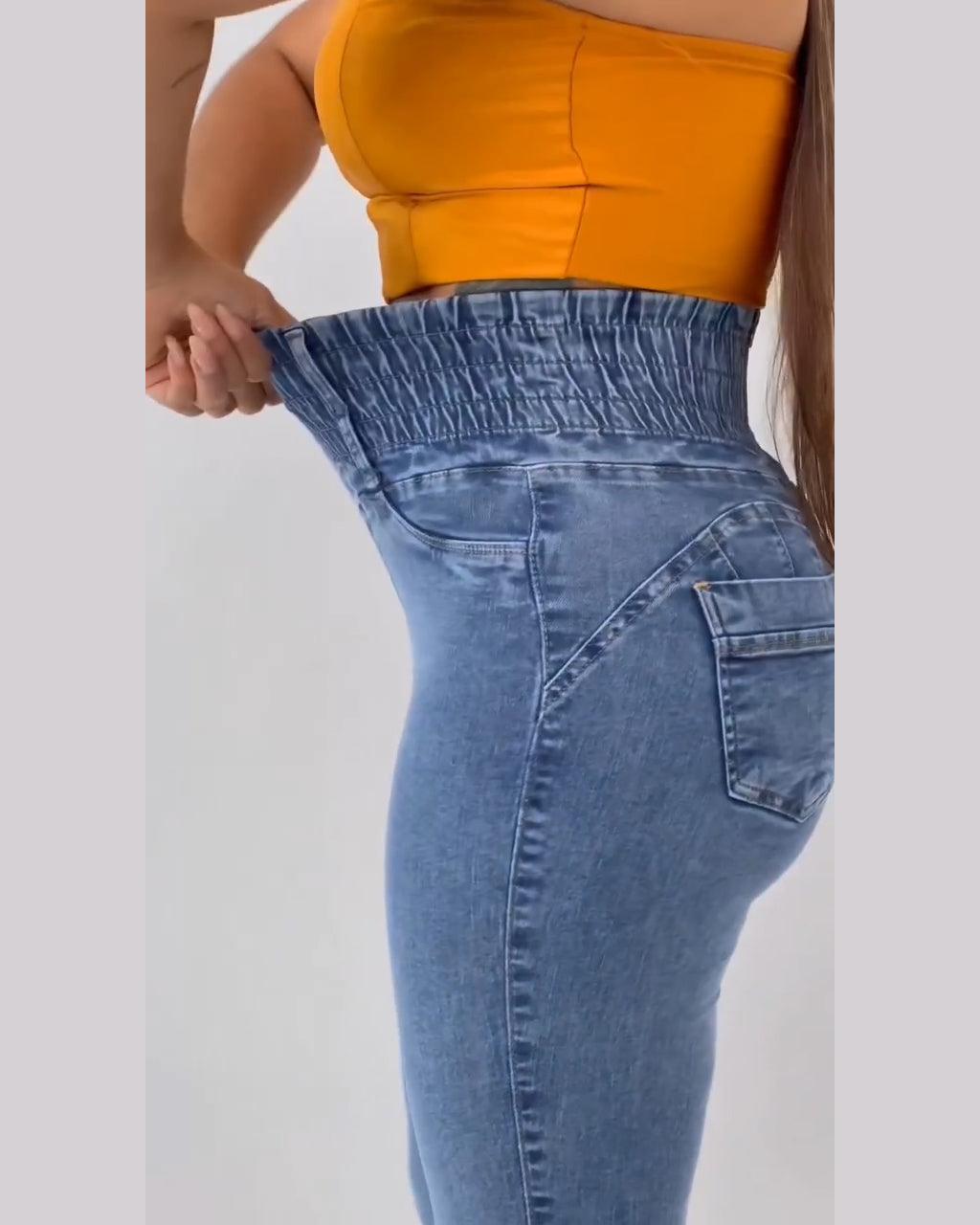 Stretchy Sliming Jeans - Wishe