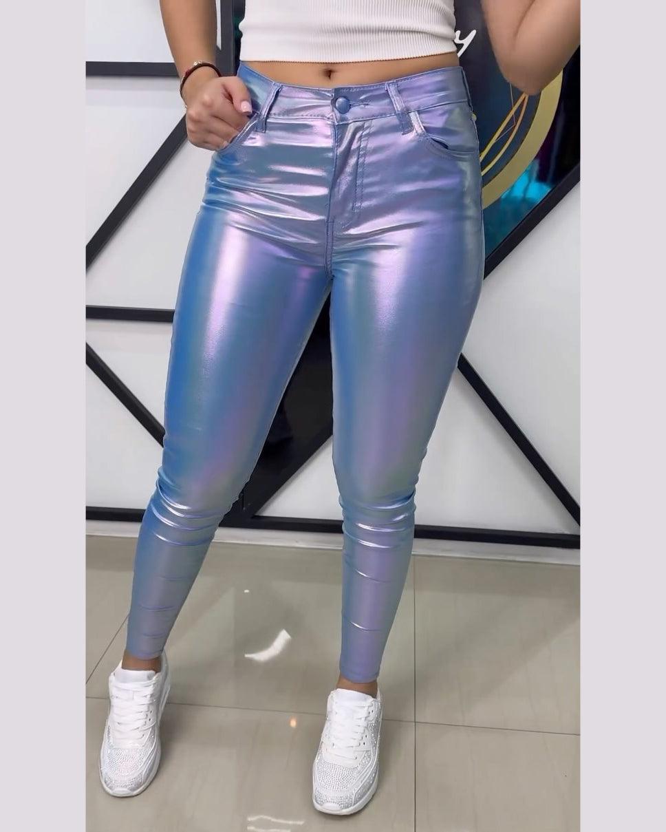 Slim Butt Push Up Leather Pants - Wishe