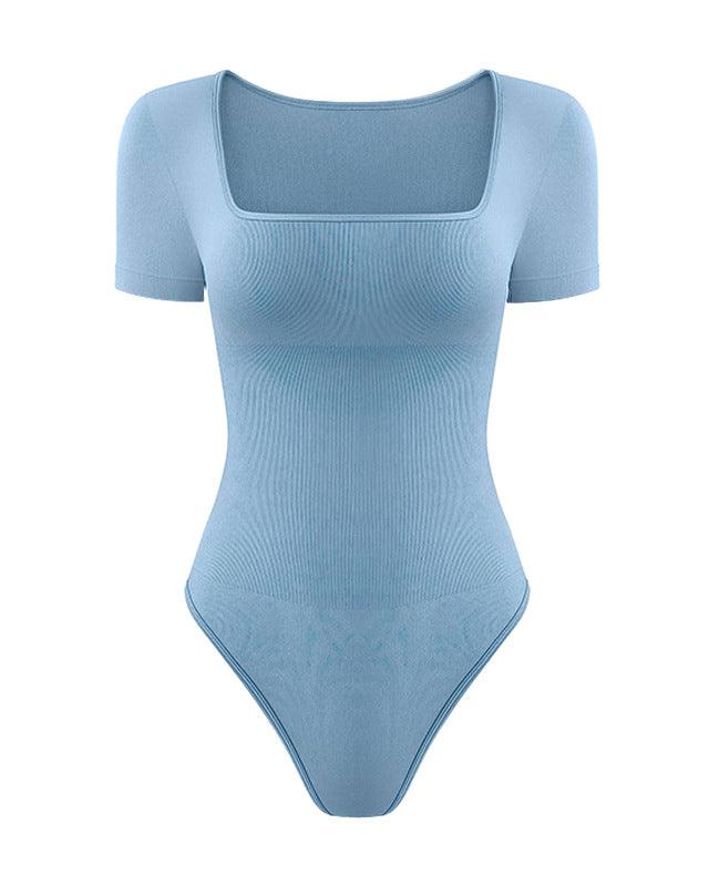 Seamless Hourglass Stretch Fitness Bodysuit - Wishe