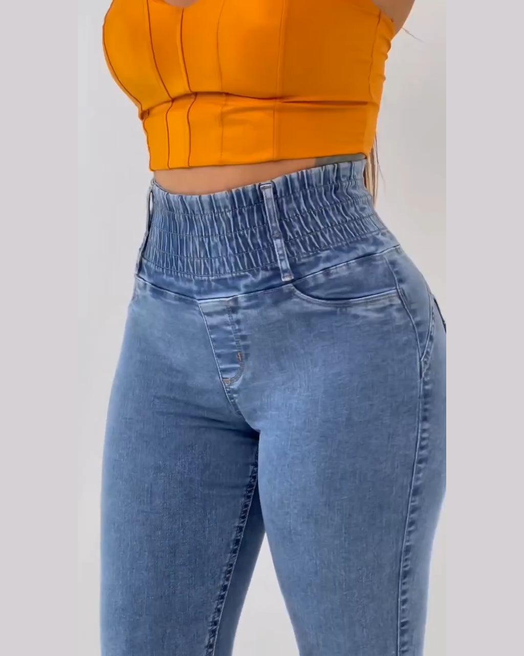 Stretchy Sliming Jeans - Wishe