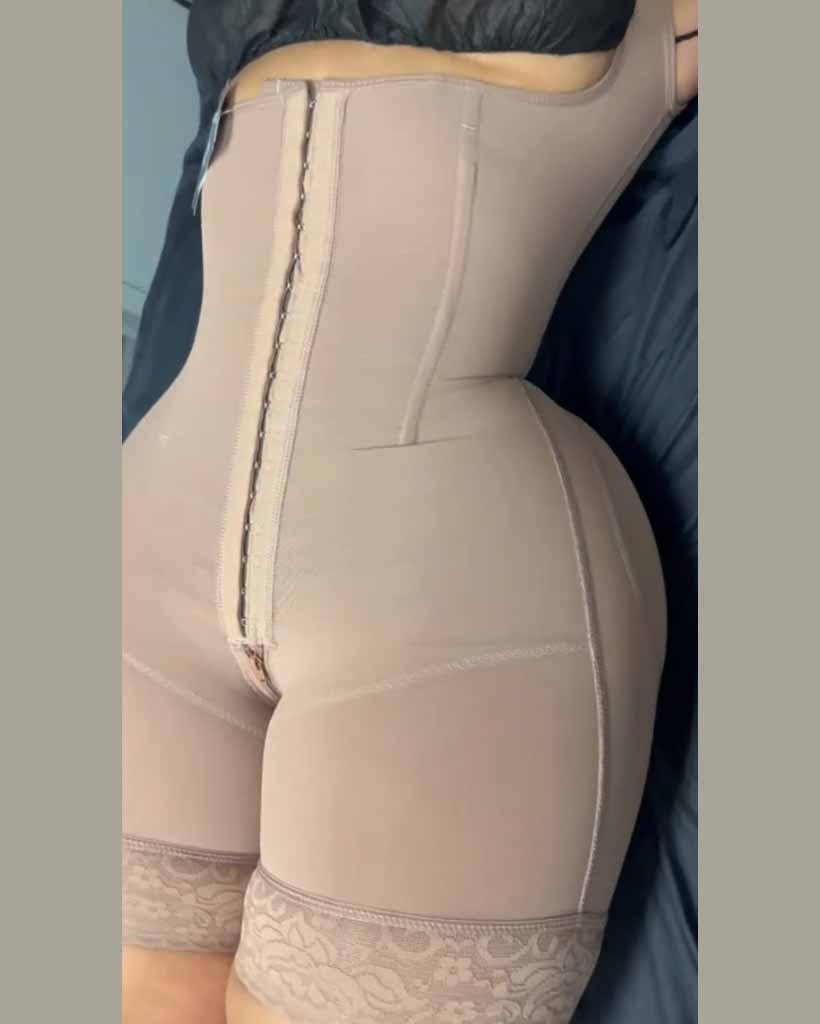 Waist Trainer Mid Thigh Faja No Bra - Wishe