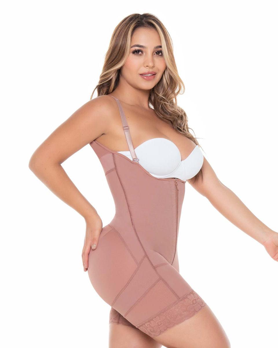 High Control Zipper Faja With Closure - Wishe