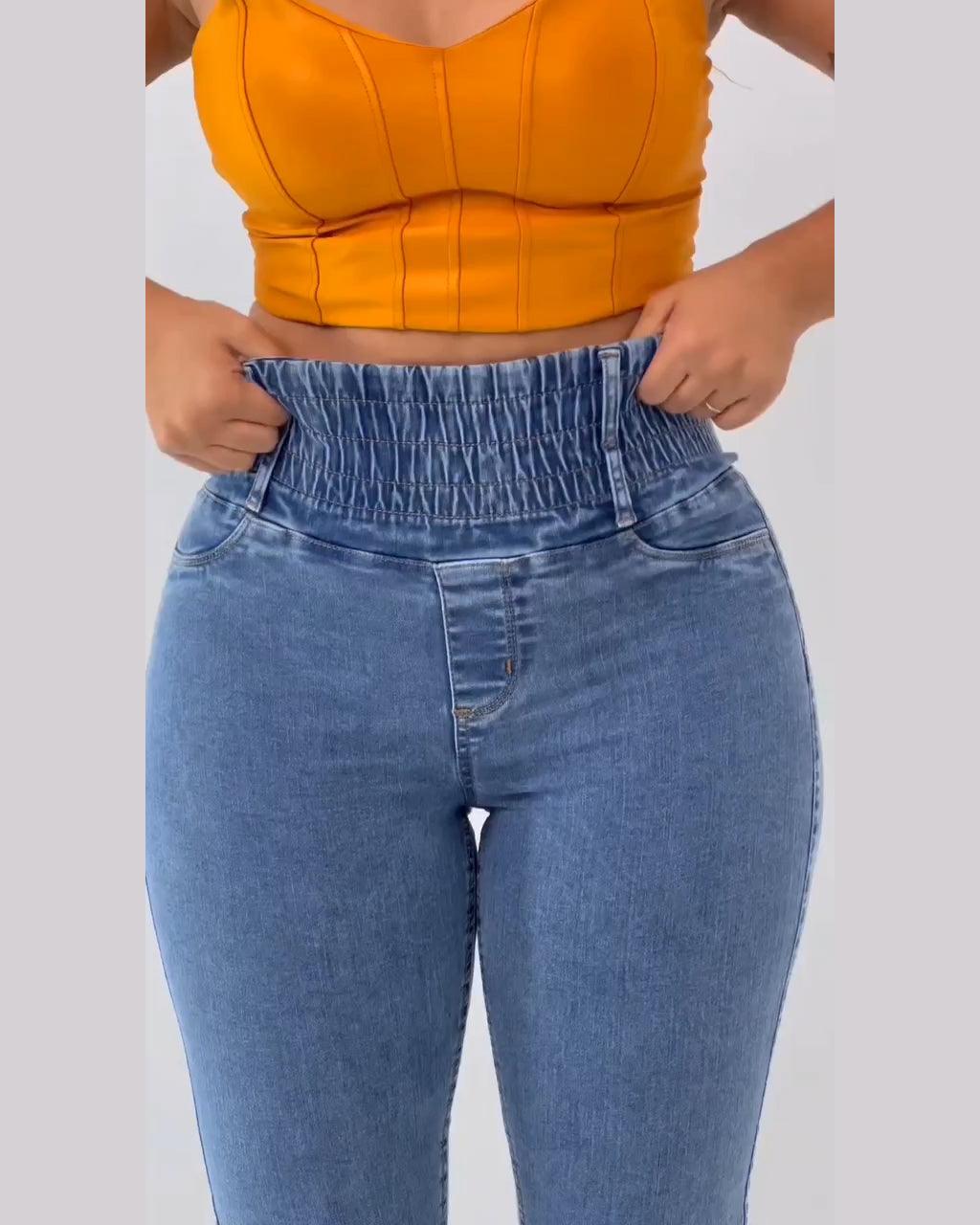 Stretchy Sliming Jeans - Wishe