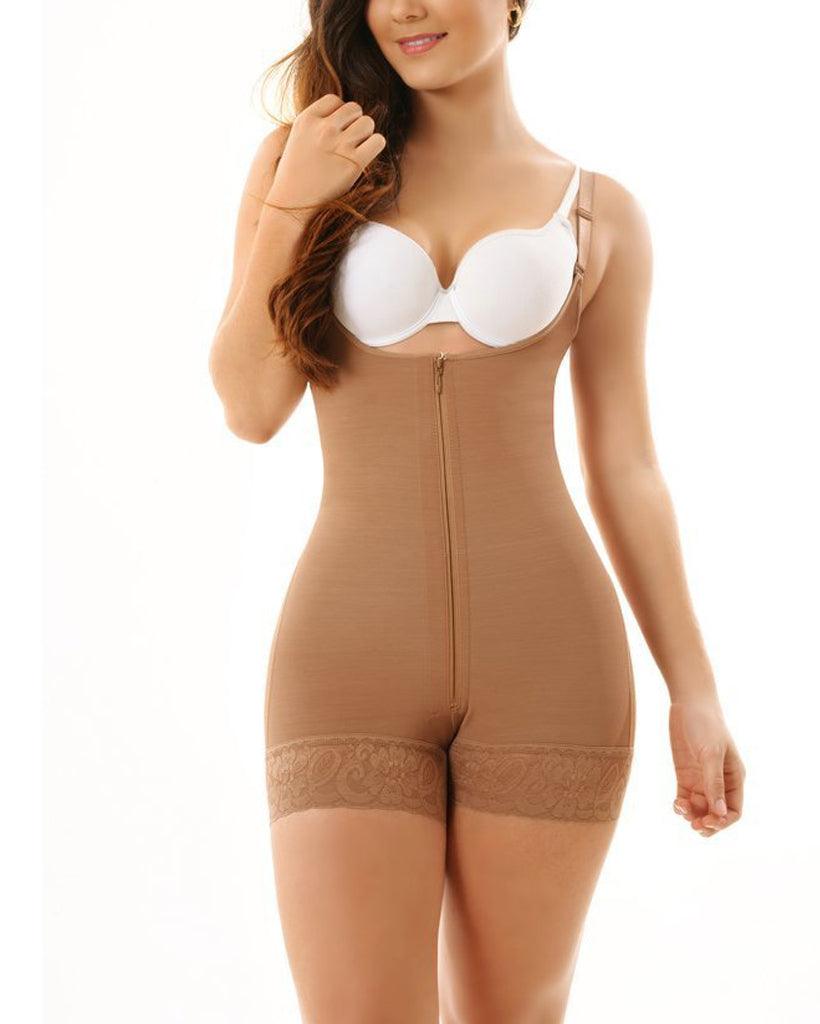 CORSET TUMMY CONTROL PANTIES SHAPEWEAR FOR WOMEN TUMMY CONTROL FAJAS COLOMBIANAS BODY SHAPER ZIPPER OPEN BUST BODYSUIT - Wishe