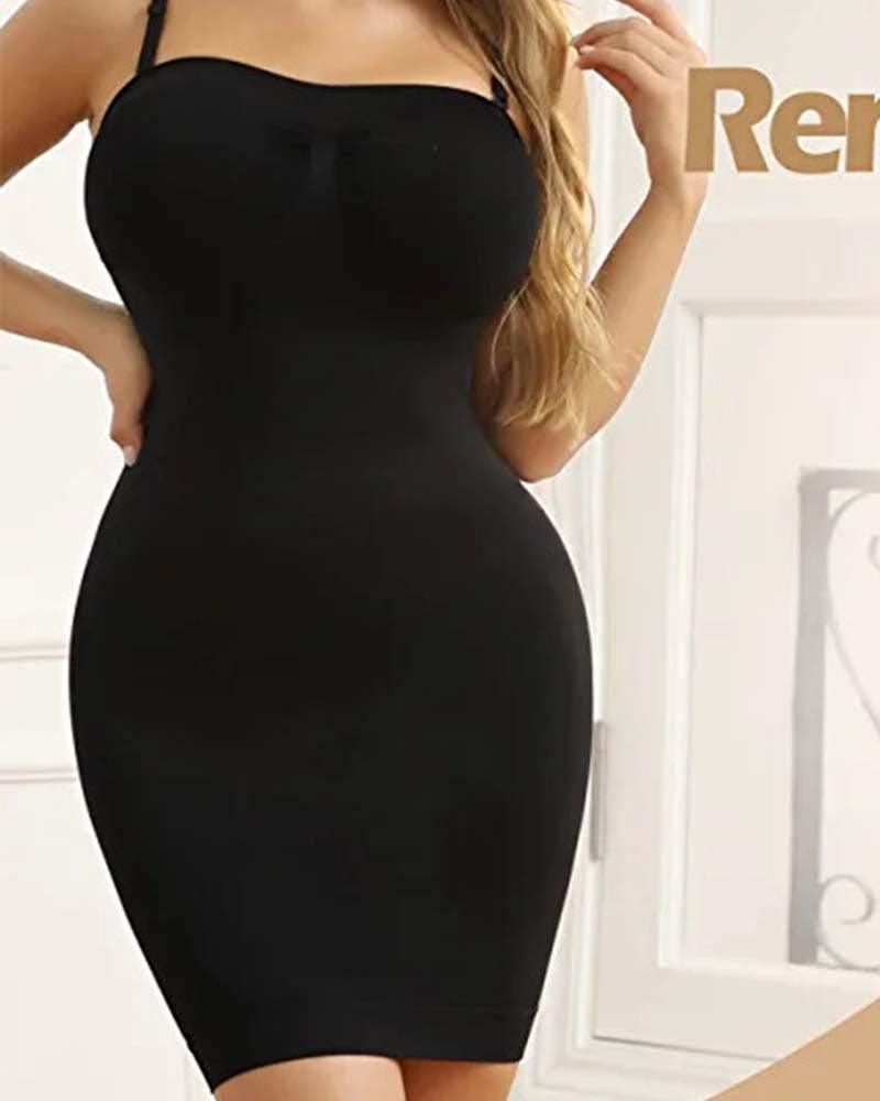 Waist Wrap Seamless Dress - Wishe