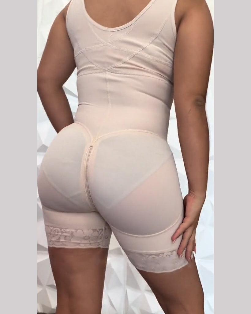 Tummy Control Zipper Shapewear - Wishe